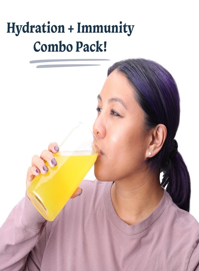Drinklits Orange Electrolyte Hydration & Lemon Immunity Tablets (6) Tube Combo Pack | Great Taste – Gluten Free – Daily Use | 60 Servings (10 Tablets Per Tube) - Image 3